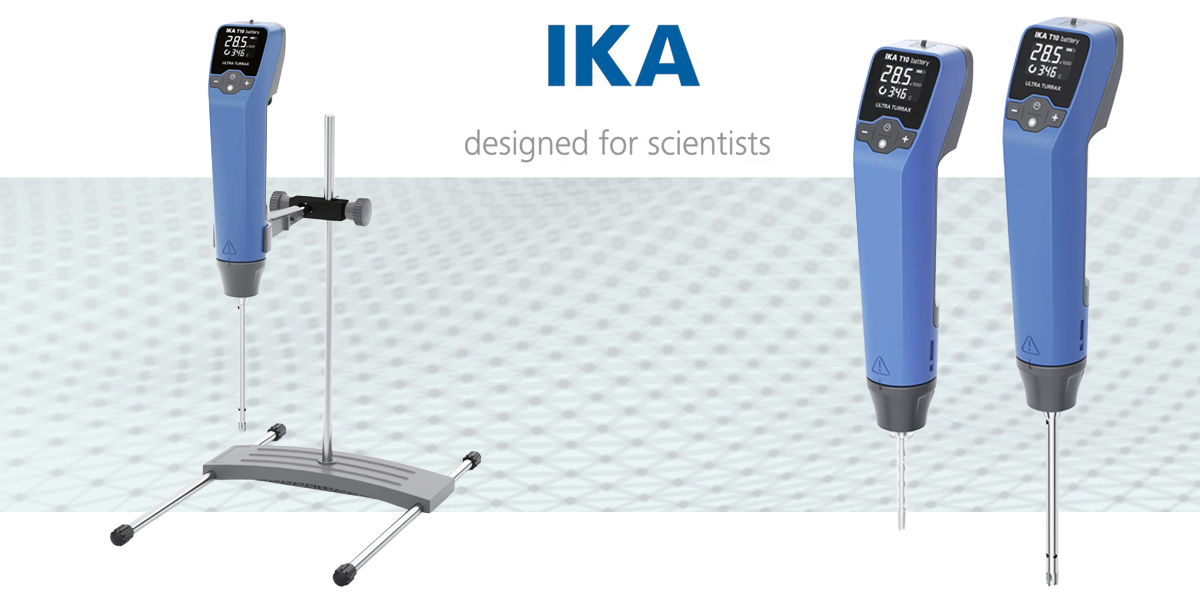 IKA T 10 battery Tissue Safe Solution homojenizatör labor.com.tr'de