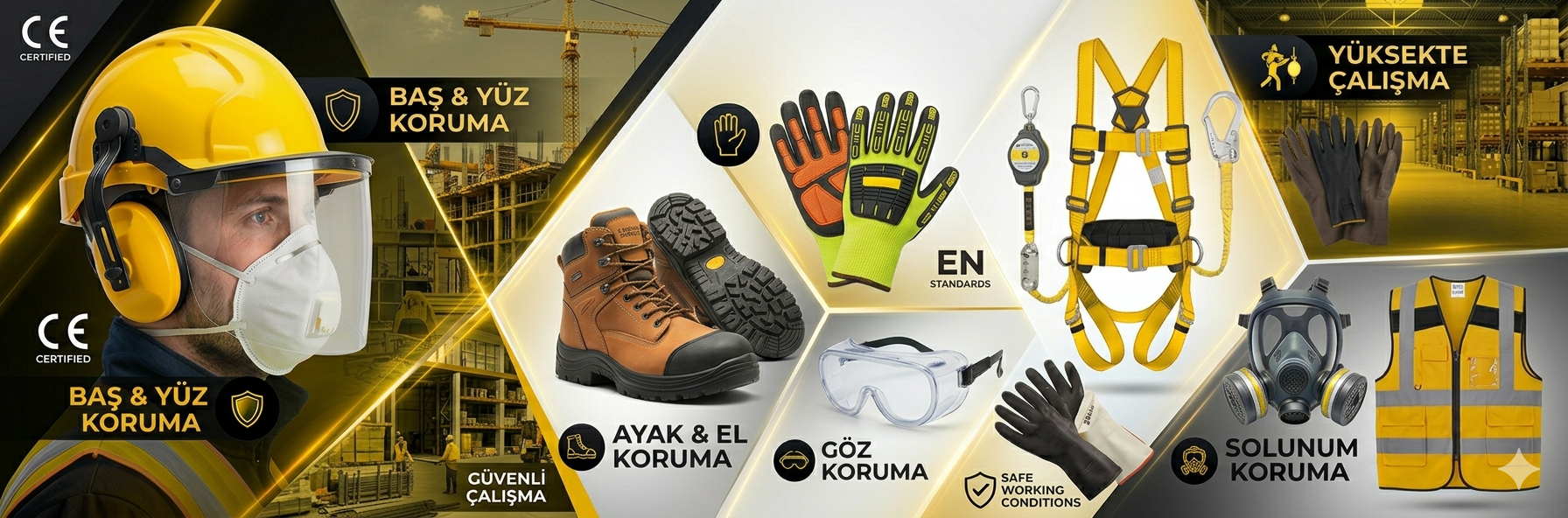 İş Güvenliği Ekipmanları ve KKD Malzemeleri