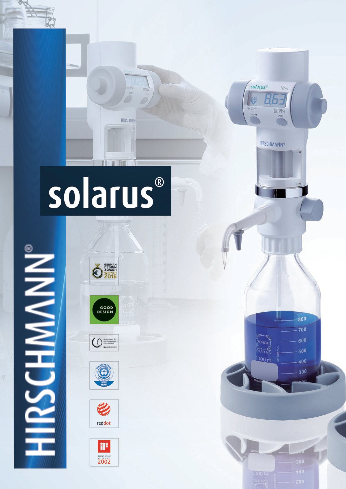 HIRSHMANN solarus® Dijital Büret 