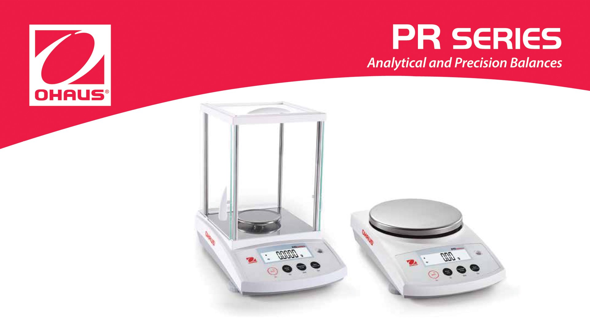 OHAUS PR Serisi Hassas Teraziler