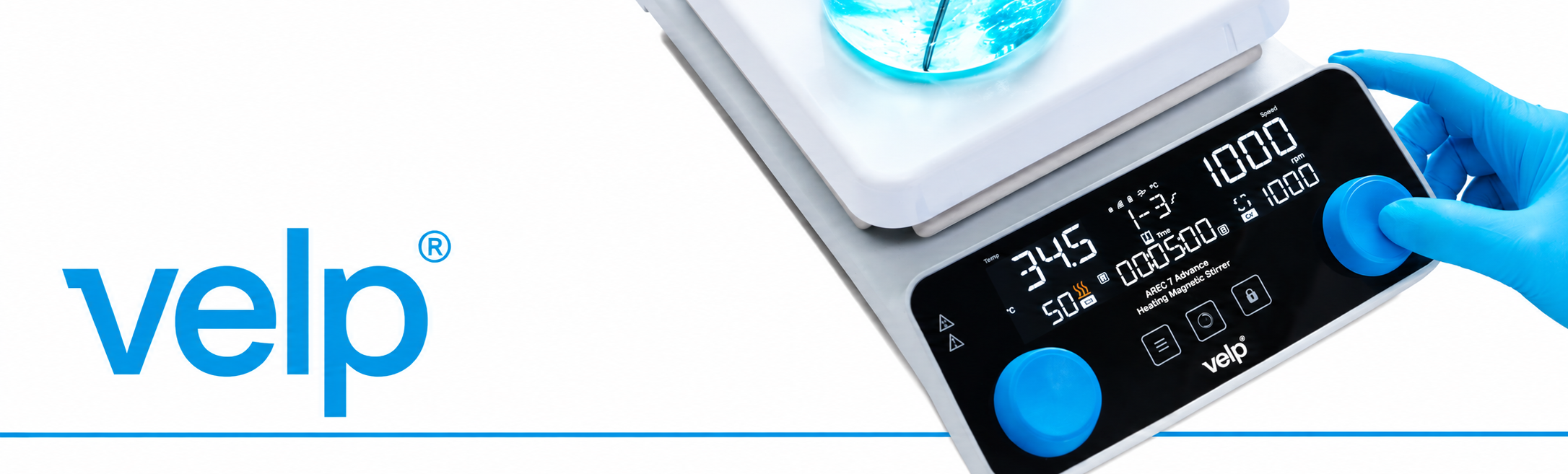 VELP AREC 7 Advance Isıtıcılı Manyetik Karıştırıcılar