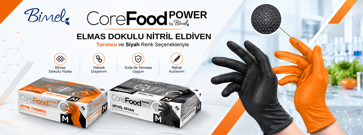 bimel gıda ve rutin kullanıma uygun eldiven.