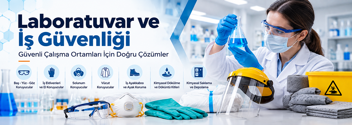 laboratuvar ve iş güvenliği ürünleri
