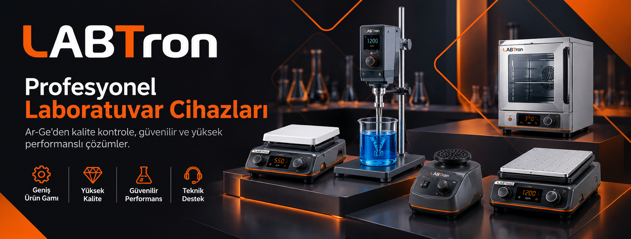 labtron homojenizatör ve viskozimetreler