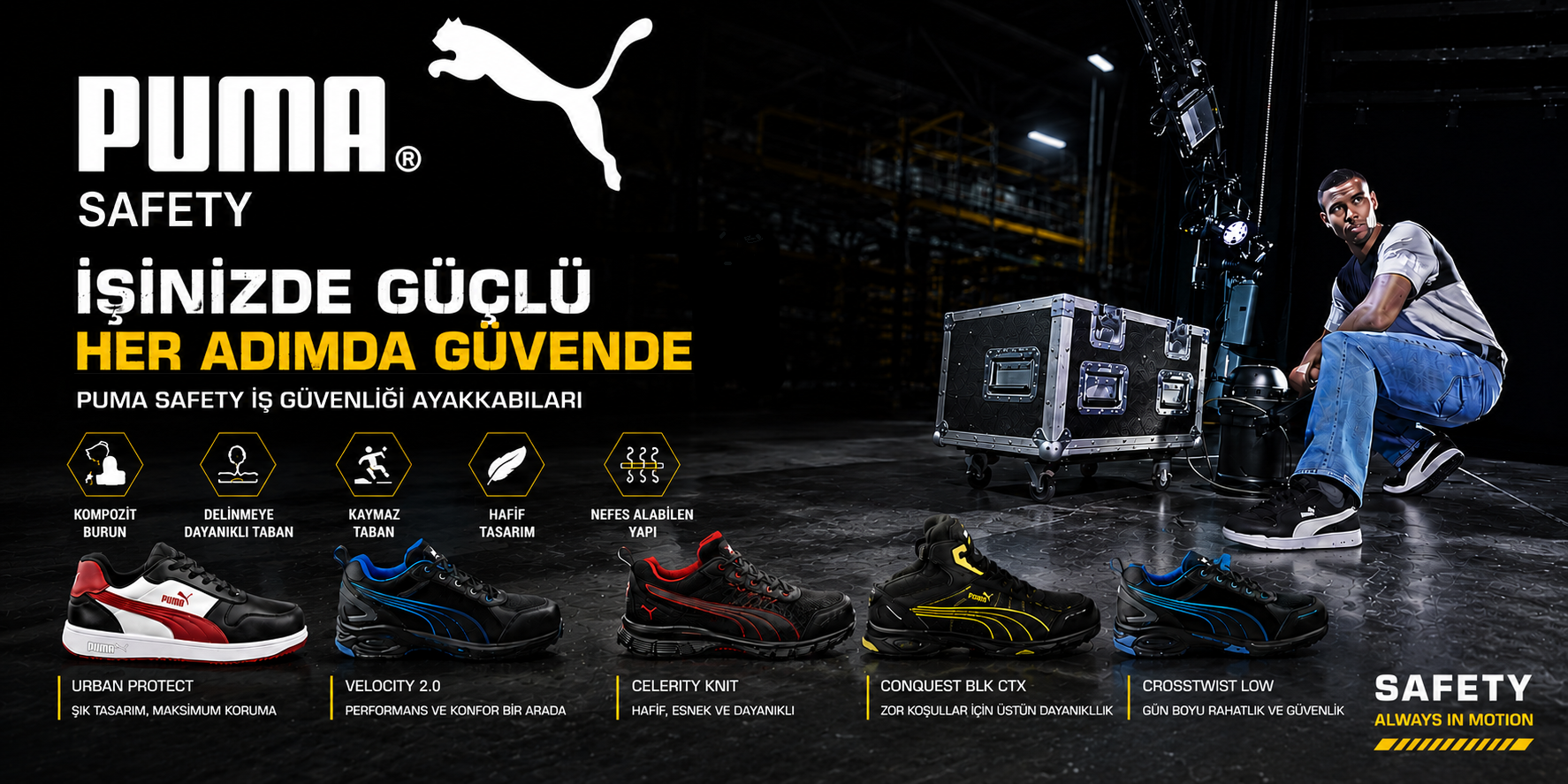 puma iş ayakkabıları için uygun adres labor.com.tr