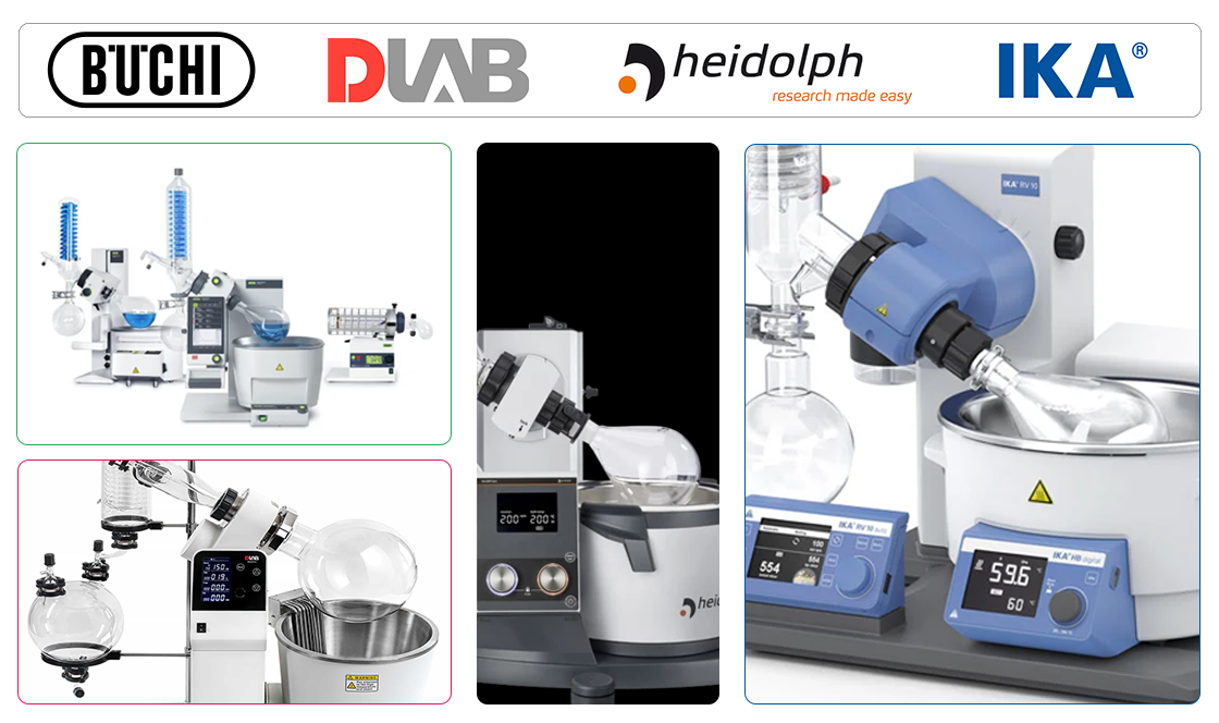 rotary evaporatörler (döner buharlaştırıcılar) labor.com.tr'de