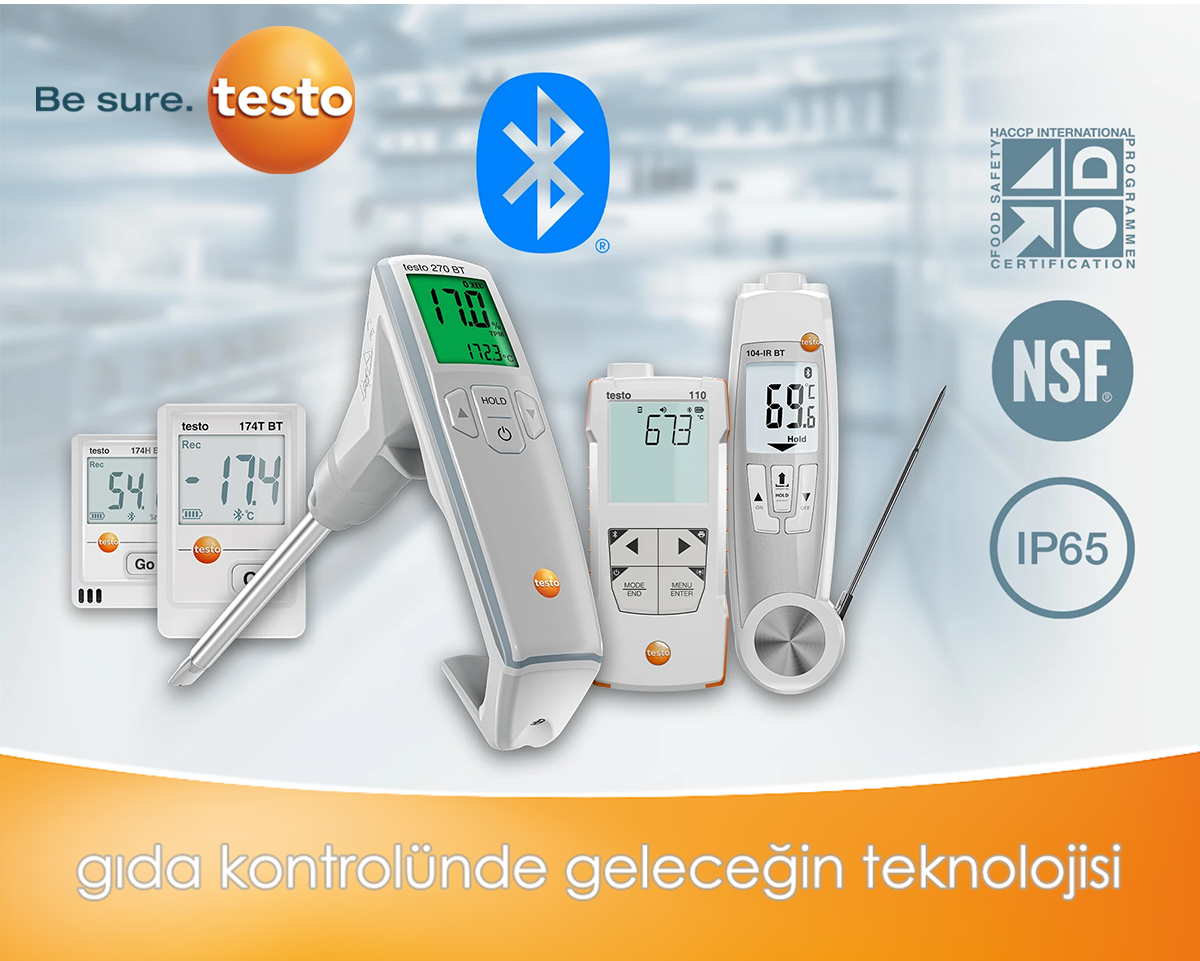 testo gıda kontrol ve ölçüm cihazları