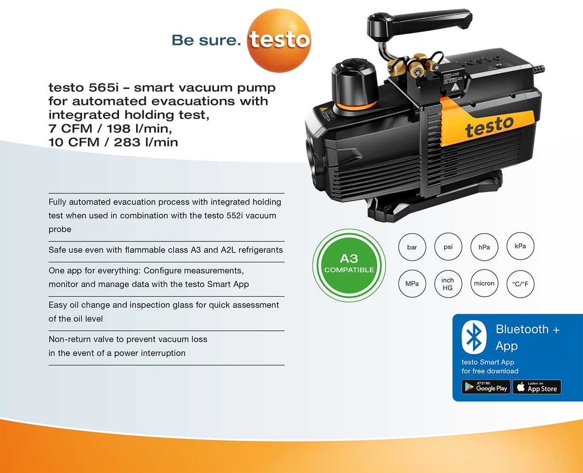 testo vakum pompası