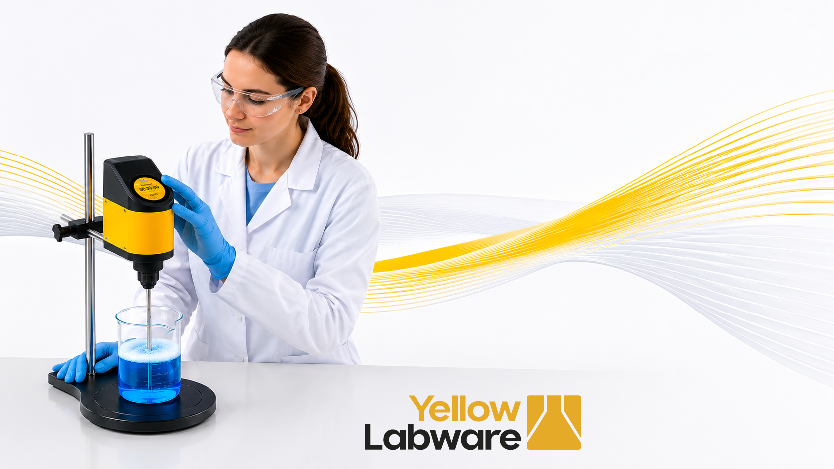 yellow labware mekanik karıştırıcılar labor.com.tr de