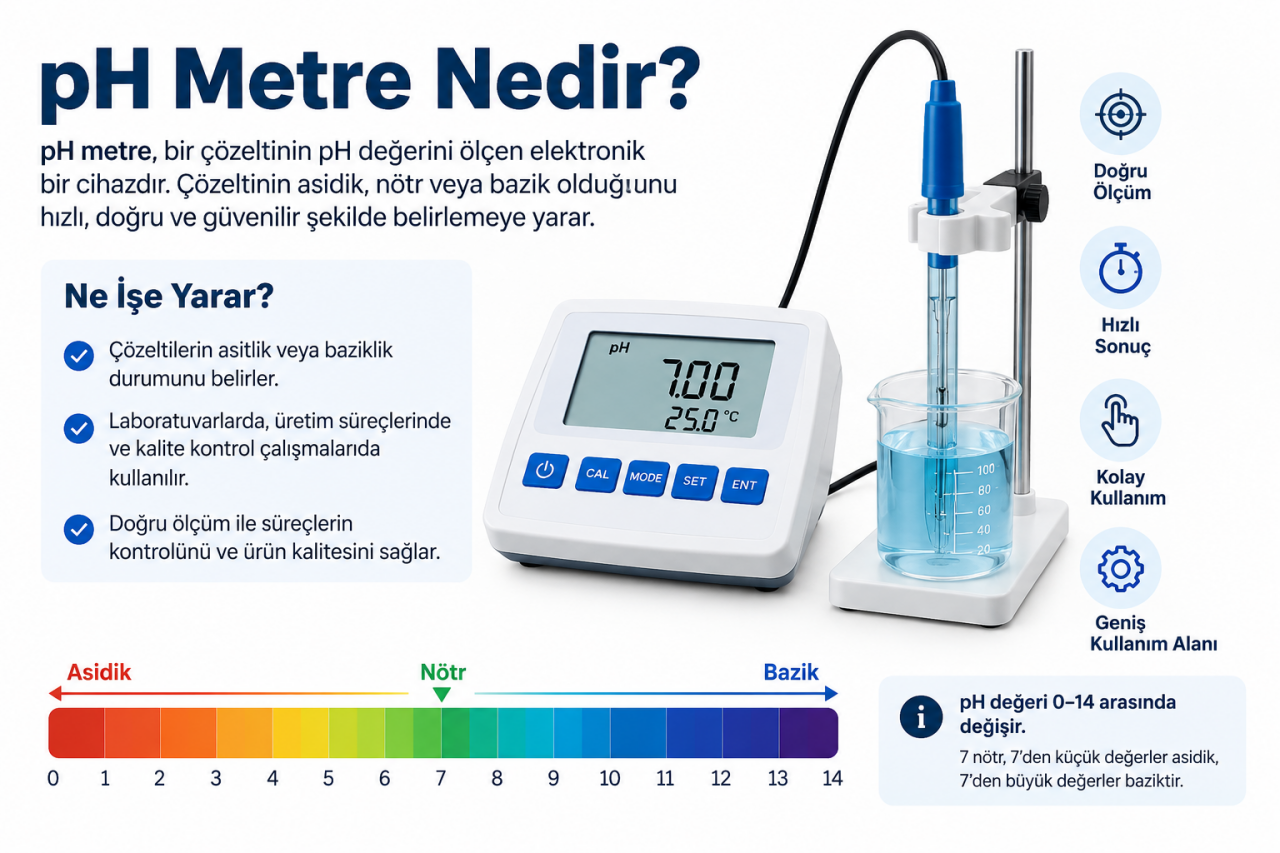 pH Metre Nedir, Ne İşe Yarar? En İyi pH Ölçüm Cihazı Markaları ve Fiyatları