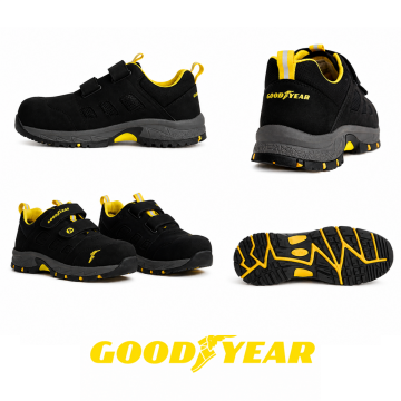 Goodyear Aero Black S1PL ESD HRO Fiberglas Burun İş Güvenliği Ayakkabısı