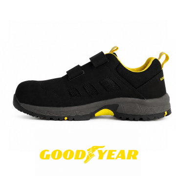 Goodyear Aero Black S1PL ESD HRO Fiberglas Burun İş Güvenliği Ayakkabısı