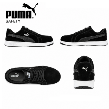 Puma Safety Iconic Black Low S1PL ESD İş Ayakkabısı