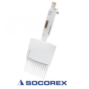 SOCOREX Acura® manual 855 20-200 µL 8 Kanallı Ayarlanabilir Otomatik Pipet