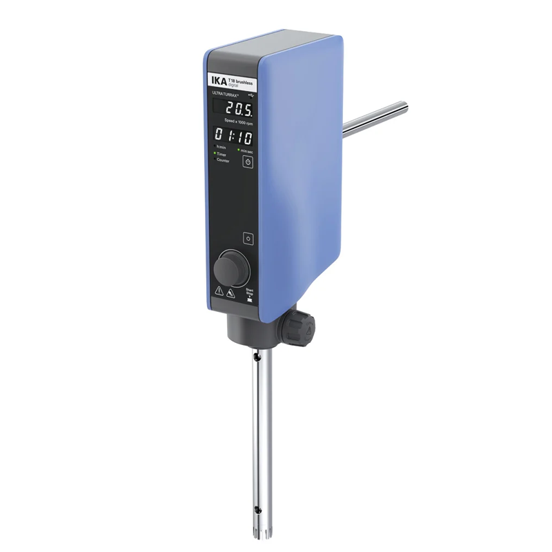 IKA T 18 brushless digital ULTRA-TURRAX® Homojenizatör 0.001... 1.500 mL / 3.000... 25.000 rpm / 5.000 mPas