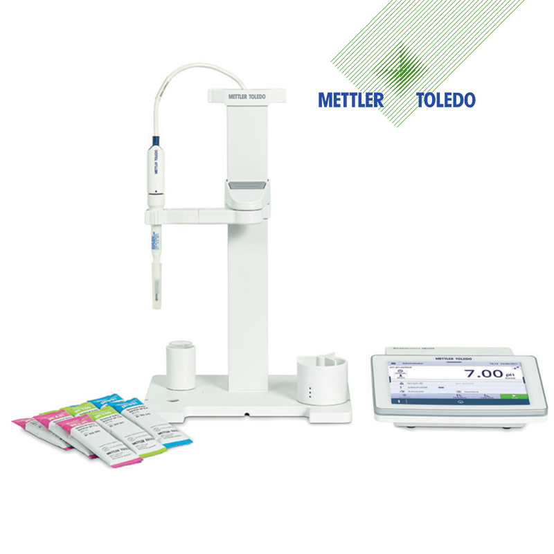 METTLER TOLEDO SevenDirect SD20 Düşük Hacim Kiti pH Metre, InLab Micro Pro-ISM pH Elektrodu ve 3×3 Kalibrasyon Çözelti Poşeti