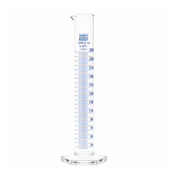 Borucam Uzun Form Cam Mezür Altıgen Tabanlı 250 ml - 1 Adet