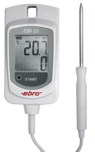Ebro EBI 25-Te Kablosuz  Sıcaklık Data Logger Veri Kaydedici Cihazı  -40 °C... +85 °C (Harici Problu)