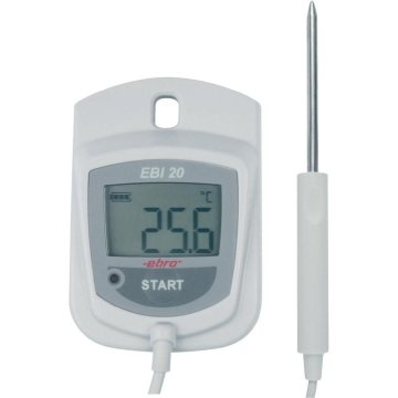 Ebro EBI 20-Te1 Sıcaklık Data Logger Veri Kaydedici Cihazı  -30 °C... +60 °C (Harici Prob İle)