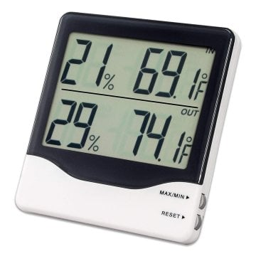 TFA 30.5013 Dijital Sıcaklık Ve Nem Ölçer  Kablolu,  Max. Min. Fonksiyonlu  -10.0... +60.0 °C  / 10... 99%