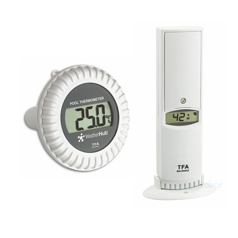 TFA 30.3310.02 'Weatherhub' Sıcaklık Ve Nem Vericisi (Havuz SENSörlü) - Havuz Termometresi -40... +60ºc