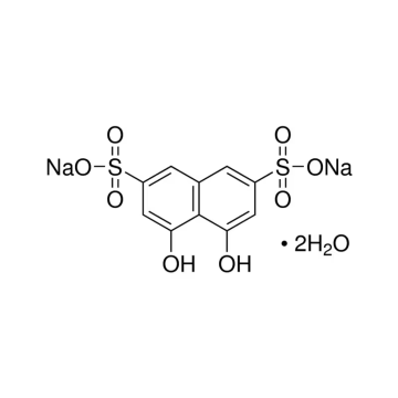 Sigma Aldrich 27150 Chromotropic acid disodium salt dihydrate puriss. p.a., ACS reagent, for the detection of Ag, ClO3-, Cr, Hg, NO2-, NO32-, Ti, ≥98.0% 250 gr