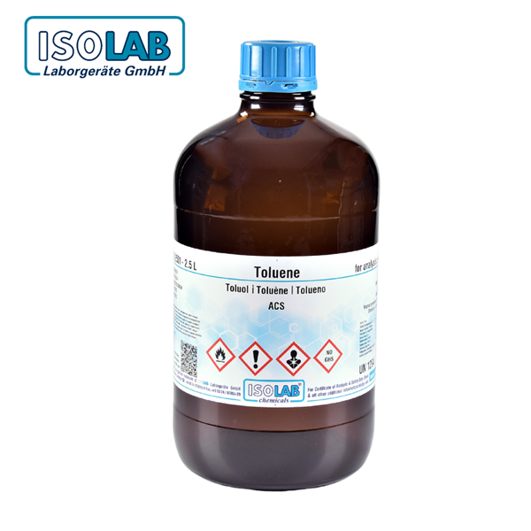 ISOLAB 973.015.2501 Toluene ≥99.5% for Analysis ACS CAS No.: 108-88-3 2.5 L