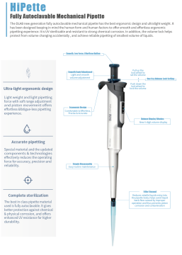 DLAB HiPette Colorful Fully 0.5-10 μL Ayarlanabilir Otomatik Pipet