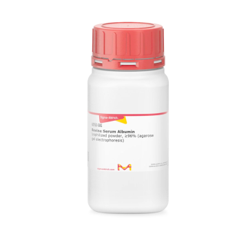 Sigma-Aldrich A2153 Bovine Serum Albumin lyophilized powder, ≥96% (agarose gel electrophoresis) CAS No.: 9048-46-8 10 gr