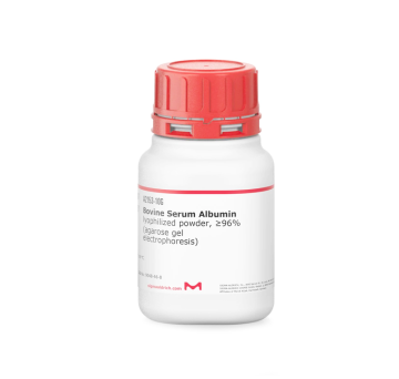 Sigma-Aldrich A2153 Bovine Serum Albumin lyophilized powder, ≥96% (agarose gel electrophoresis) 100 gr