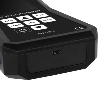 PCE 325D Gürültü Ölçer Datalogger 30... 130 dB Veri Aktarımı için Yazılım MIN, MAX, HOLD Özellikleri