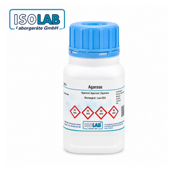 ISOLAB 902.012.0500 Agarose for Molecular Biology, Bioreagent, Low EEO CAS No.: 9012-36-6 500 gr