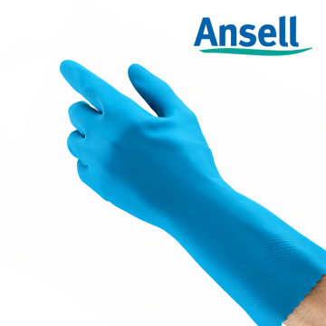 Ansell AlphaTec® 87-315 Gıdaya Uyumlu Lateks İş Eldiveni FDA ve AB Onaylı 9,5-10 (XXS) / 1 Çift