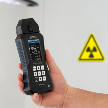 PCE RAM 100 α-, β-, γ-Radyasyonları için Radyasyon Ölçüm Cihazı 0... 1500 µSv/h / 0... 9999999 cpm / 0... 167000 cps