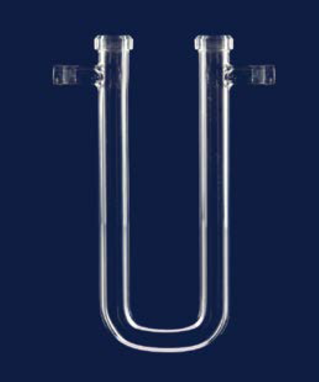 ISOLAB Kurutma Tüpü - U Şekilli - 180 mm - Çap : 18 mm - Dişi Şilif : NS 19/26