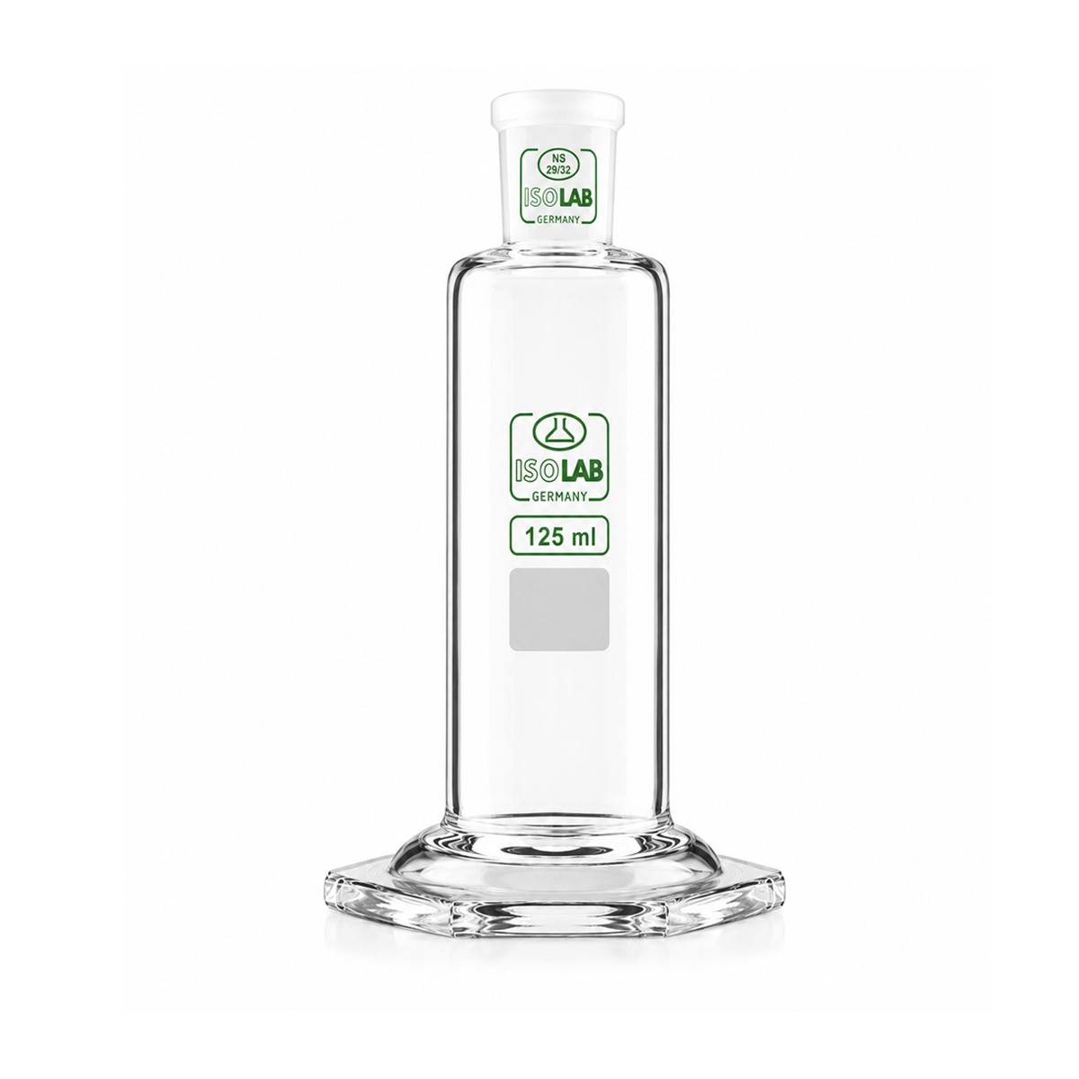 ISOLAB Gaz Yıkama Şişesi - 125 ml - Dişi Şilif 29/32