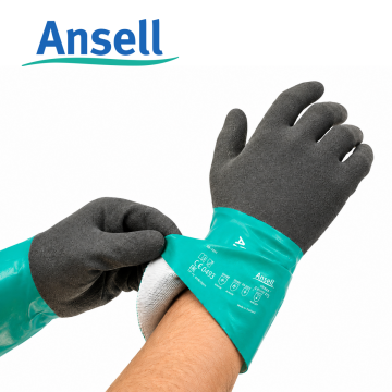 Ansell AlphaTec 58-530W Kimyasal ve Sıvı Korumalı İş Eldiveni (S)