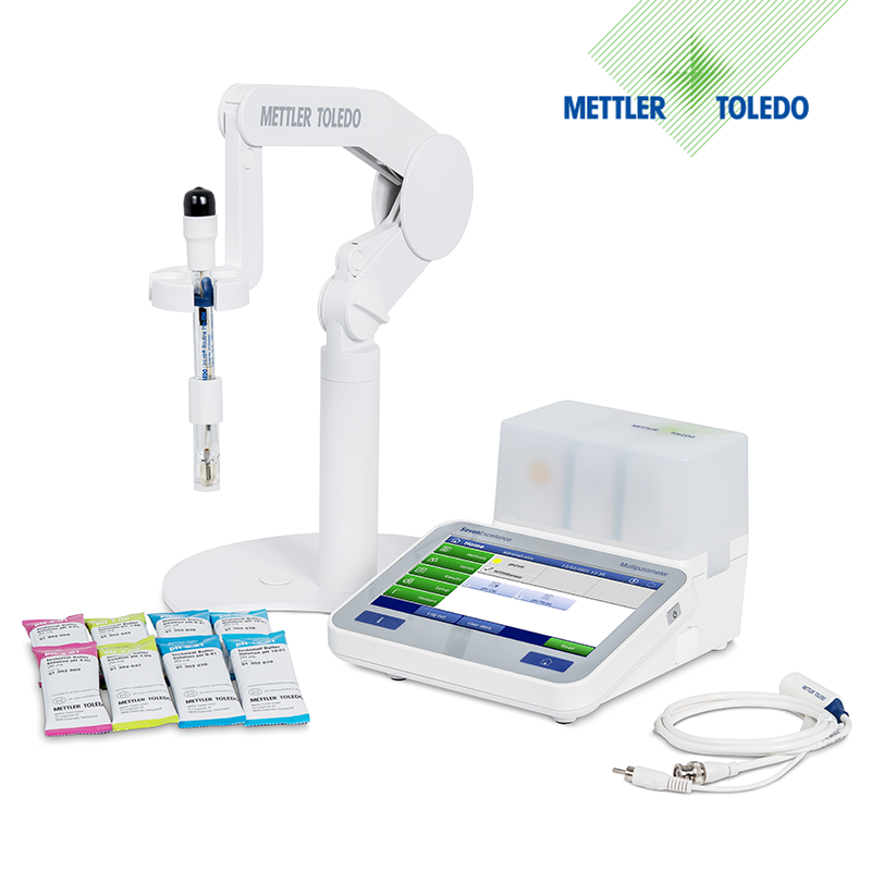 METTLER TOLEDO Sevenexcellence™ pH Metre S400 Bio Kit InLab Routine Pro-ISM pH Elektrodu ile