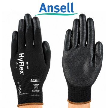 Ansell 48-101 Poliüretan Kaplı Montaj İş Eldiveni (L)