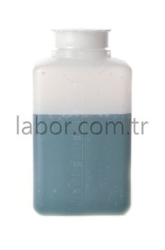 Kartell 1000 ml Kare Plastik Sızdırmaz Vida Kapaklı Şişe