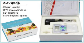 LT AGY-30 Meyve Sertliği Ölçüm Cihazı 0.4~30 kg/cm2 (×105 Pa)