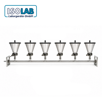 ISOLAB Vakum Manifold Düzeneği - Paslanmaz Çelik - 3 Gözlü