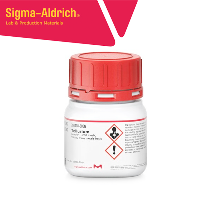 Sigma Aldrich 266418 Tellurium powder, −200 mesh, 99.8% trace metals basis 500 gr