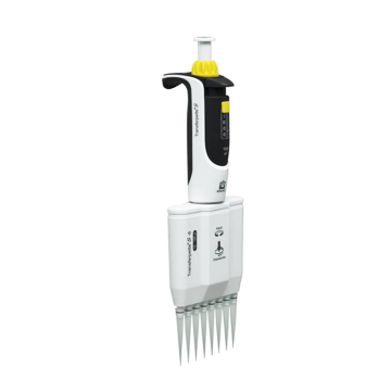 BRAND 705906 Transferpette® S-8 5-50 µL 8 Kanallı Ayarlanabilir Hacimli Otomatik Pipet