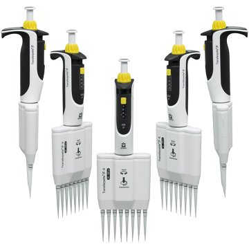 BRAND 705906 Transferpette® S-8 5-50 µL 8 Kanallı Ayarlanabilir Hacimli Otomatik Pipet