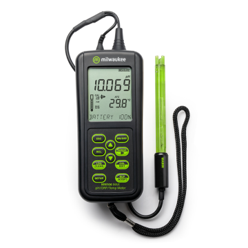 Milwaukee MW106 MAX Portatif pH / ORP / Sıcaklık Ölçer -2.000...20.000 pH / ±2000.0 mV / -20.0... 120.0 °C
