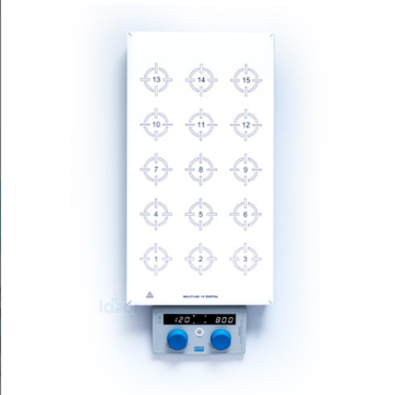 Velp Multı-HS 15 Digital Çoklu Isıtıcılı Manyetik Karıştırıcı  1000 rpm / 120 °C / 15 X 250 ml