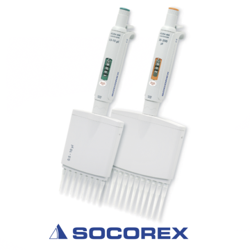 SOCOREX Acura® manual 855 2-20 µL 8 Kanallı Ayarlanabilir Otomatik Pipet
