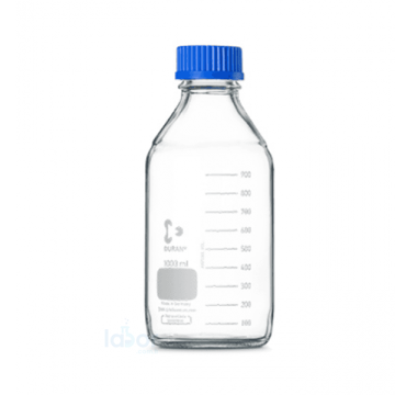 Duran® Orıgınal Cam Şişe GL 45 2000 mL Tüm bileşenler 121 °C'de tamamen otoklavlanabilir