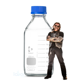 Duran® Original Cam Şişe GL 32 50 mL Tüm bileşenler 121 °C'de tamamen otoklavlanabilir